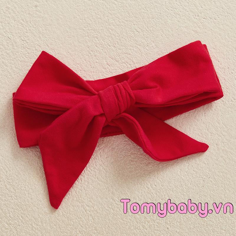 Bộ áo liền quần dài tay cổ tròn in hình trái tim cho bé gái có băng đô