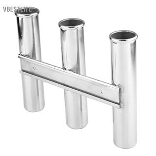 VBESTLIFE Acouto: Thuyền giữ cần câu bằng thép không gỉ Thuyền 3 ống giá liên kết Ống du thuyền biển Thể thao & Ngoài trời/Cần câu cá
