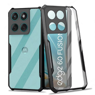 Ốp lưng chống sốc Acrylic cho Motorola Moto Edge 60 Fusion 60 Pro 70 Vỏ bọc túi khí trong suốt Vỏ điện thoại