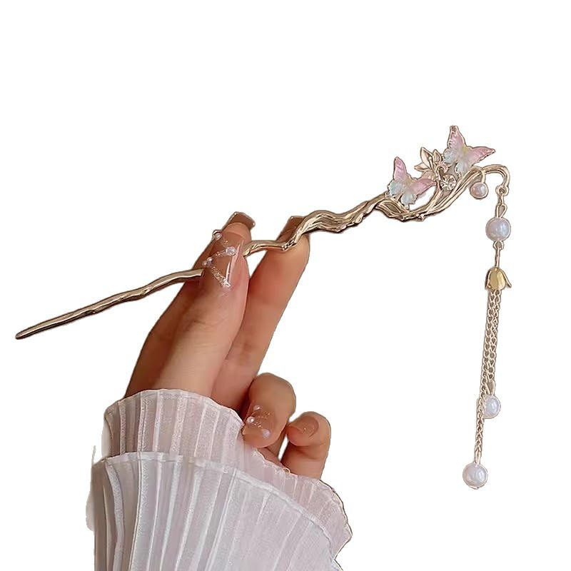 Kẹp tóc U men Pháp hoa mậu cổ điển Trung Quốc thanh lịch