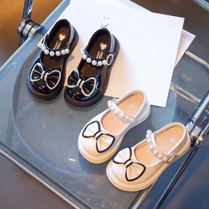 Giày búp bê bé gái đính nơ xinh xắn quai ngọc siêu xinh cho bé h190 , 2205 có kèm hộp Chip & mom
