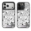 Ốp điện thoại Snoopy Flowers Caseify cho iPhone 17 ProMax Tương thích với iPhone 16 15 14 13 12 Promax iPhone13 Vỏ điện thoại