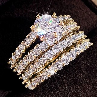 Nhẫn bạc S925 zircon đơn giản, phù hợp làm quà tặng cho nữ