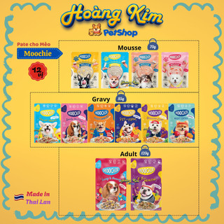 Pate Moochie Cho Chó gói lẻ nhiều vị hỗ trợ tiêu hóa, miễn dịch