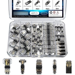 BTM 48 Miếng Nối Dây Kết Nối Nhanh Để Quản Lý Cáp Máy Tính Và Văn Phòng
