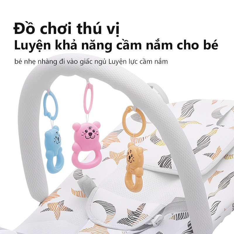 iiko Ghế Nằm Rung Cho Bé Đa Năng Cho Trẻ Sơ Sinh Ru Ngủ Tự Động