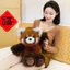 Spike Price [Sẵn sàng] Chạy bộ Búp bê sang trọng Raccoon Vui nhộn Búp bê gấu trúc dễ thương Gối trẻ em Bé gái Quà tặng búp bê ngủ