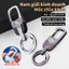 Móc Khóa Kim Loại Móc Treo Chìa Khóa Xe Máy Ô Tô Hợp Kim Cao Cấp Chống Gỉ Sét Phụ Kiện Nam Nữ