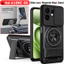 Armor Xoay Ống Kính Trượt Funda Cho Itel A100C 4G Ốp Lưng Vòng Từ Tính Cho Itel A100C 4G Ốp Lưng Điện Thoại Chân Đế Có Thể Gập Lại