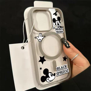 Ốp bảo vệ iPhone họa tiết Mickey Sạc từ tính Chống trầy xước - iP 7/8/X/XS/11/12/13/14/15/16/17/Plus/Pro/Max/Air