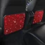 THEGIRL8B Bling Car Kick Mats, Tấm bảo vệ ghế sau bằng kim cương giả dễ thương, Vỏ bọc ghế sau ô tô lấp lánh quyến rũ bền bỉ Chống bẩn Nội thất ô tô