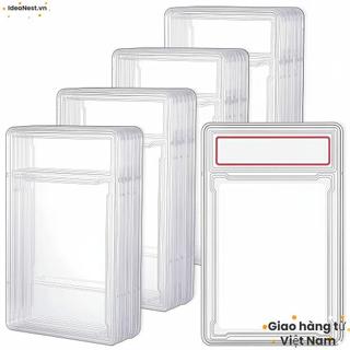 [Vận chuyển nhanh] Thẻ phân loại IDEANEST PSA, Hộp đựng thẻ sưu tập 35PT chống tia cực tím có thể tháo rời, Hộp bảo vệ thẻ giao dịch bền trong suốt chắc chắn chất lượng cao