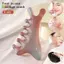 < Honeyba > 1 Cái Lược Massage Kinh Tuyến Cơ Thể Nhựa Năm Răng Rộng Lược Châm Cứu Trị Liệu Tuần Hoàn Máu Chống Tĩnh Điện Mịn Tóc Đẹp