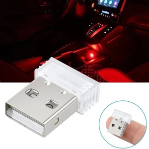 Đèn LED mới cho ô tô USB khí quyển 7 màu Đèn trang trí nội thất Neon