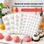 CANAMEK Khuôn Bánh Silicon 3D Bóng Hình Trái Tim Mousse Khuôn Trang Trí Sô Cô La Đảng Dụng Cụ Nướng Bánh CSF