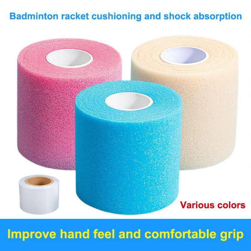 JINHF 1 / 2 Cuộn Băng Quấn Trước Miếng Bọt Biển Thể Thao Raet Grip Đệm Huấn Luyện Thể Thao Hỗ Trợ Băng Phòng Chống Chấn Thương HOT