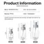PNPIA- 3 Chai Mini Fine Mist Có Thể Đổ Lại Rò Rỉ Chống Du Lịch Kích Thước Cho Mỹ Phẩm Mực Nước Hoa Bảo Quản