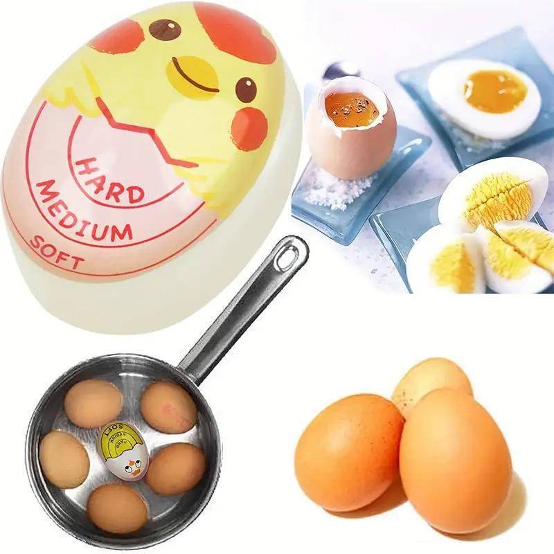 PNPIA- Trứng Hẹn Giờ Đổi Màu Trứng Luộc Nấu Ăn Chỉ Báo Tính Nhất quán Dụng Cụ Nhà Bếp Cho Bữa Sáng Gia Đình