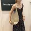 PNPIA- Túi Tote Đi Biển Dệt Kim Bohemian Rỗng Ra Dệt Handmade Mùa Hè Đeo Vai Túi Xách Nữ Kỳ Nghỉ Du Lịch