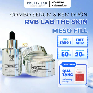 Combo Serum & Kem Dưỡng RVB LAB The Skin Meso Fill Tái Tạo, Trẻ Hóa, Dưỡng Sáng Da