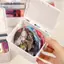 Luckyew Hàn Quốc Trong Suốt Hộp Bảo Quản Hộp Mù Thẻ Photocard Hộp Bảo Quản Thẻ Ảnh Người Tổ Chức Phân Loại Hộp Lật TQ