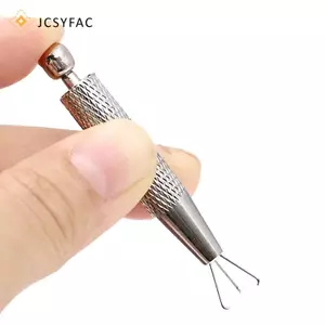 JCSYFAC 4 Móng Vuốt Pi-up Dụng Cụ Trang Sức Hạt Kim Cương Đá Quý Prong Giá Đỡ Nhíp Bắt Grabber Thép Không Gỉ Chip Gripper Mới