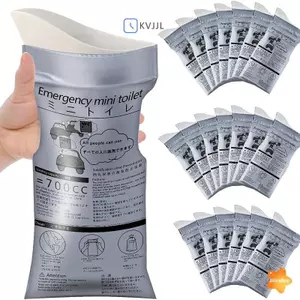 1 / 5 Túi Đi Tiểu Khẩn Cấp Ngoài Trời 700ml Dễ Dàng Mang Đi Tiểu Túi Du Lịch Mini Di Động Vệ Sinh Cho Bé Nữ Túi Nôn Mới