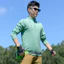 Thể Thao Ngoài Trời Nhanh Khô Áo Thun Nam Leo Núi Nửa Zipper Co Giãn Đứng-