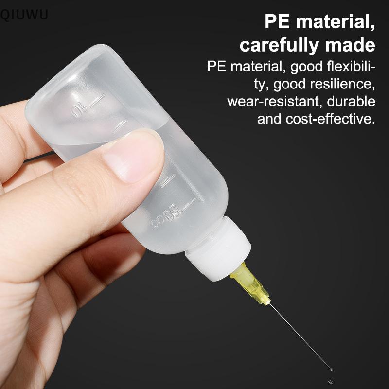 QIUWU 50ML Chai Chất Lỏng Nhựa Cho Hộp Đựng Nhựa Thông Hàn Dán Cho Điện Thoại PCB Làm Sạch Hàn Dụng Cụ Sửa Chữa.