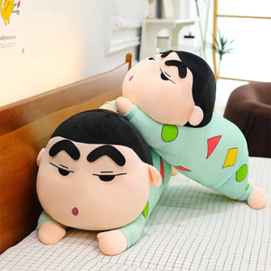 VN Crayon Shin-Chan Đồ chơi sang trọng 40cm-Máy vuốt hình động vật Đồ chơi sang trọng-Đồ chơi sang trọng để ngủ và trang trí, Gối, Quà tặng sinh nhật.