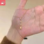 Retro khí chất vàng chải giọt nước zircon Vòng cổ nữ đa năng cá tính