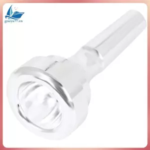 Ống ngậm Cornet phẳng B Ống ngậm mạ bạc Đồng thau 4B Ống ngậm Phụ kiện nhạc cụ bằng đồng thau