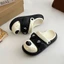 2026 Phong Cách Mới Nữ Tính Hoạt Hình Dễ Thương Dopamine Puppy Hole Giày Nữ Thời Trang Phù Hợp Với Baotou Dép