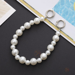 Dây chuyền điện thoại di động ngọc trai Vỏ nữ hợp thời trang Vỏ pha lê chống sốc Dây treo cốc nước / Dây chuyền túi / Mặt dây chuyền có thể được Custo
