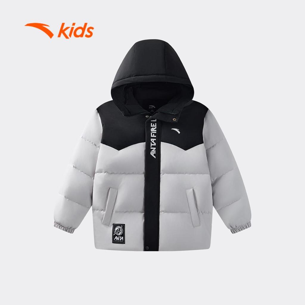 ANTA Kids Áo Khoác Lông Vũ Bé Trai 3525D1902 Giữ Ấm Mùa Đông, Chống Gió Chống Thấm, Siêu Nhẹ