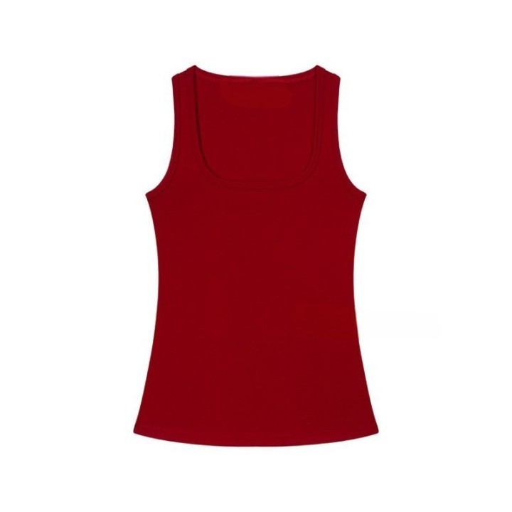 Áo tanktop 2 dây nữ cổ vuông JUSTDUN co giãn hàng thun cotton xuất dư Kenco Sài Gòn M166