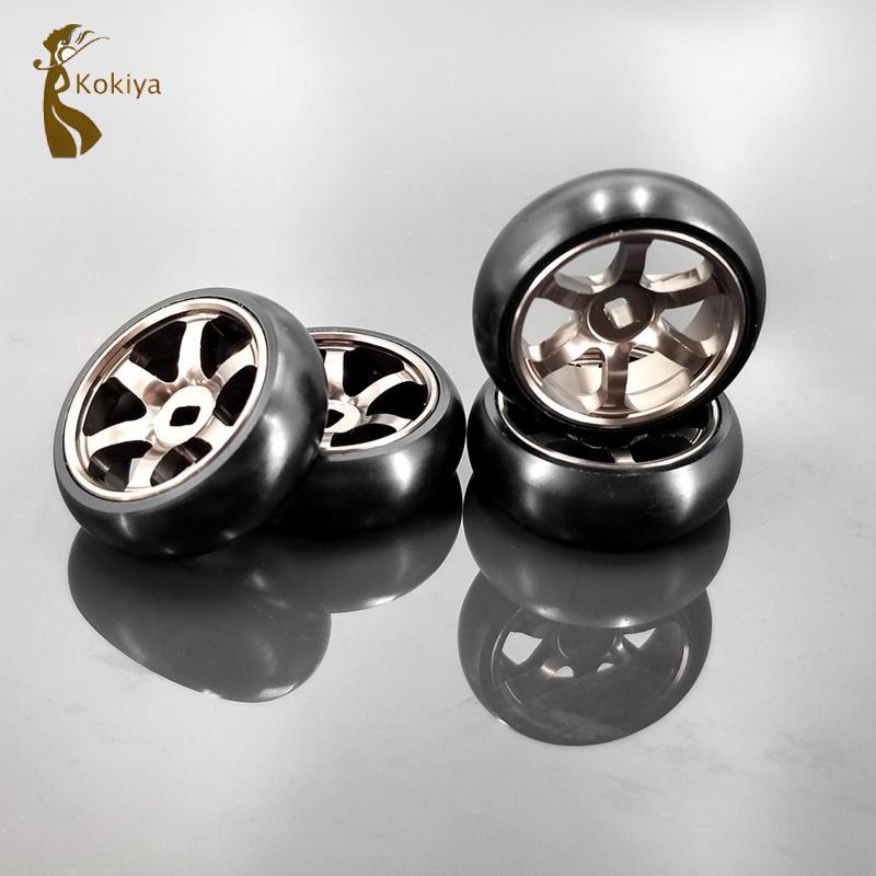 RC Slick Bánh Xe Lốp Bánh Xe Vành Cho K969 1: 28 Xe Bánh Xích Xe DIY Phụ Kiện