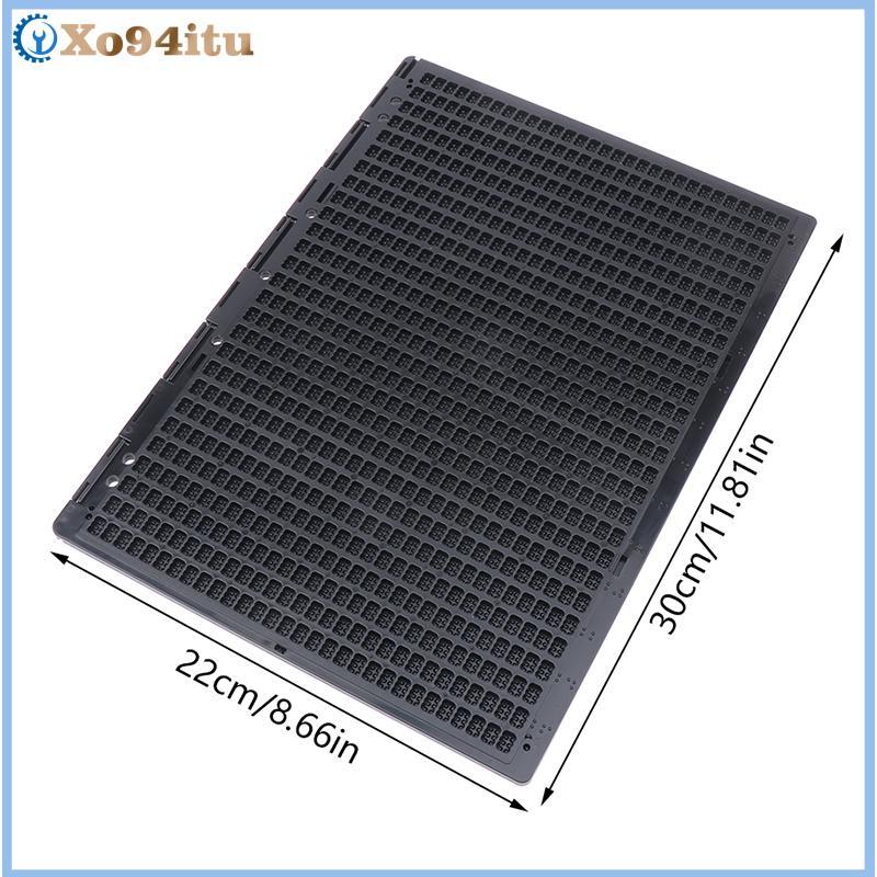 XOITU 27 Lines 30 Cells Braille Viết Slate Với 1 Stylus, Bảng Viết Cho Người Mù (Full Page) Bảng Chữ Nổi VN