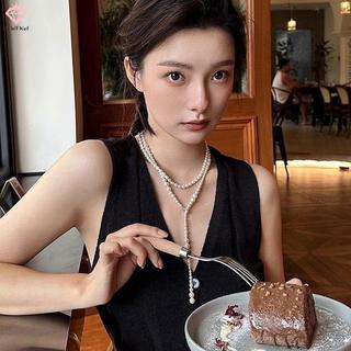 Vòng cổ ngọc trai nhiều lớp ngọt ngào, phù hợp làm quà tặng tiệc cưới và trang sức thanh lịch