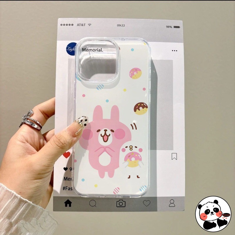 Ốp Điện Thoại Thỏ Dễ Thương Cho Redmi A5 A4 A3 A3X A2 A1 Plus Turbo 4 Pro 3 A2 + A1 + Note 8 7 7S 8A Pro 5G 4G Vỏ Hoạt Hình Chick Ins Phong Cách IMD Vỏ