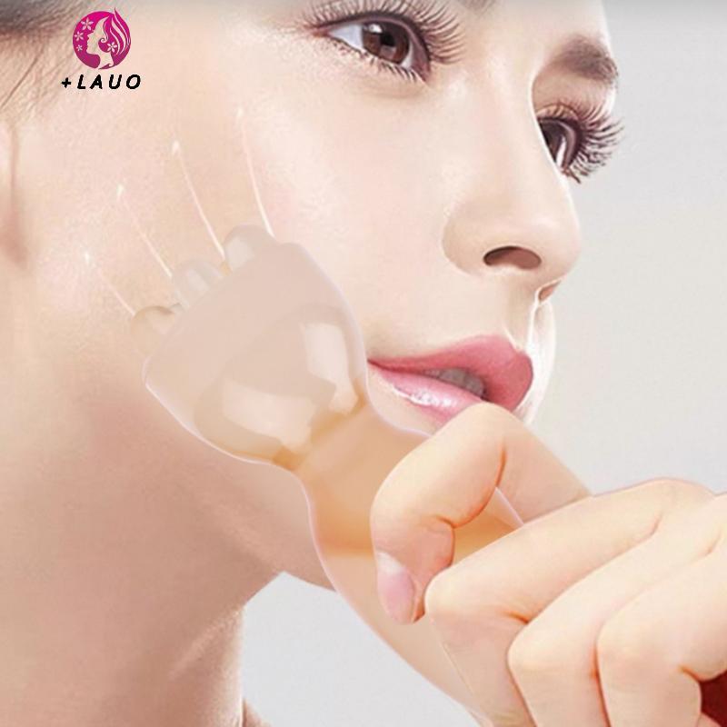 Springevenstar Smooth Face Massage Tool Nhựa Gua Sha Chăm sóc da mặt Massage Stick pod Shape Massage Facial Phystherapy Tool Springevenstar