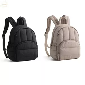 Ba lô Mini AWNGD dành cho nữ, Ba lô học sinh chống nước chần bông, Gói Daypack du lịch thông thường nhỏ nhẹ dành cho du lịch