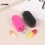 KUZHEN Hộp đựng thuốc du lịch Hộp đựng thuốc Tổ chức thuốc Hộp đựng thuốc Mini cầm tay Móc khóa Hộp đựng thuốc trượt từ tính để lưu trữ thuốc HOT
