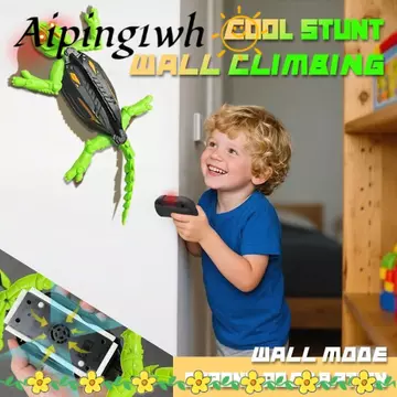 AIING Leo tường RC Thằn Lằn Đồ chơi, Mắt LED Đồ chơi Robot tắc kè leo núi thực tế, Đồ chơi nhện gián điều khiển từ xa có thể sạc lại chất lượng cao cho trẻ em