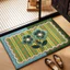 thảm lau chân giả vải lanh vintage thảm nhà tắm chống trượt siêu thấm hút thảm decor phòng ngủ bếp phong cách retro bền đẹp