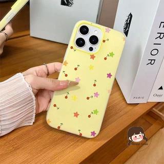 Ốp Điện Thoại Màu Trơn Dopamine Star Cherry Hoạt Hình Cho Redmi Note 15 Pro Plus 14 Pro Plus SE 14S 13 Pro Plus 12S 4G 5G Màu Kẹo Dễ Thương 2 Trong 1
