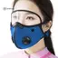 < WHPHous-t > Mặt nạ đi xe đạp mới có kính lọc Mặt nạ chống bụi thể thao Mặt nạ tái sử dụng có thể giặt được cho nam Bộ lọc Carbon hoạt động Đẹp