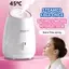 < Honeyba > Thiết bị làm sạch da mặt với máy hấp mặt thảo dược Nano Mist Dưỡng ẩm sâu cho trẻ hóa da tại nhà Đẹp