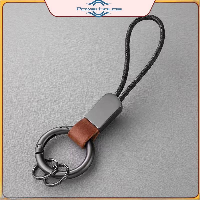 POWER Móc chìa khóa chính hãng dây cotton, kim loại, dành cho nam nữ xe ô tô, tặng hợp thời trang