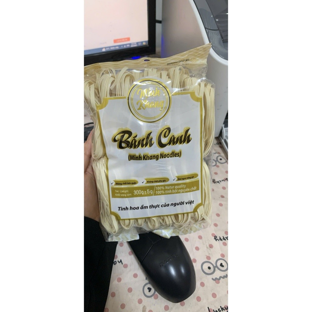 Bánh Canh, Mỳ Tăm Cuộn Minh Khang Gói 300gr. Hương Vị Truyền Thống Đậm Đà - Minh Khang Noodles